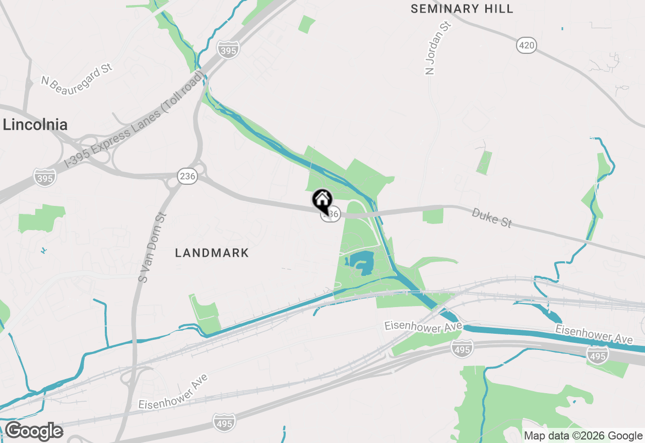 Map of 5013 Waple Lane, Alexandria, VA 22304