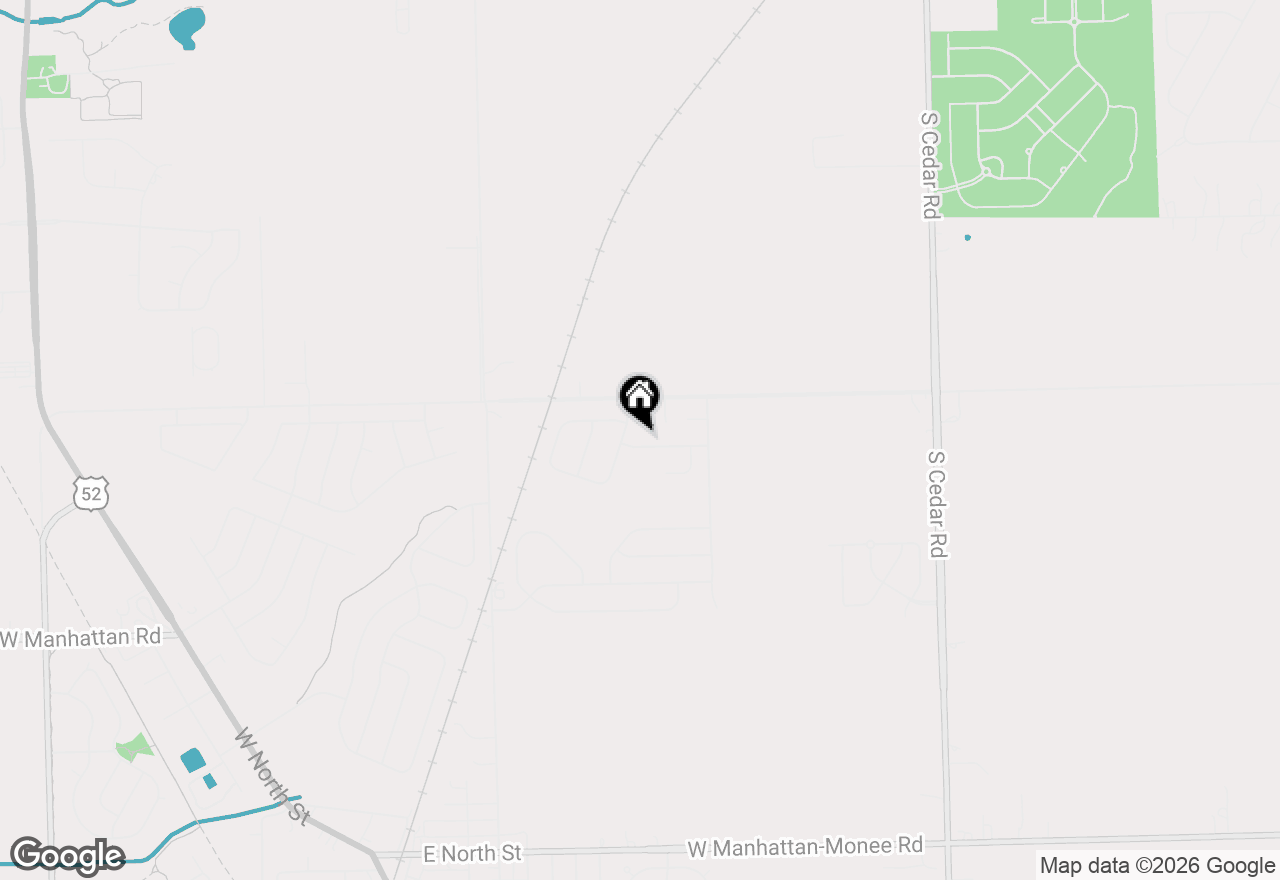 Map of 14920 W Carver Crossing, Manhattan, IL 60442