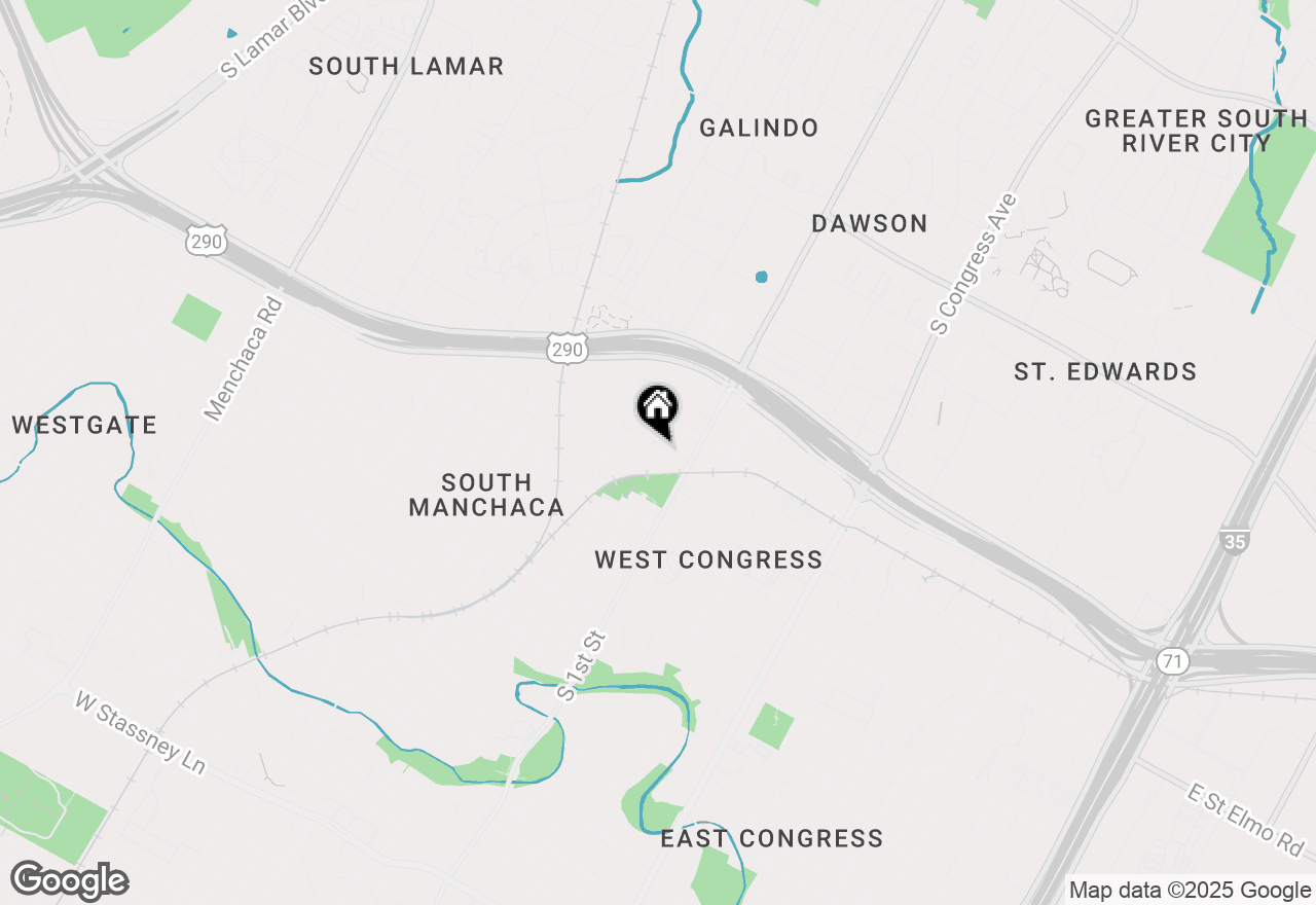 Map of 613 Clifford Dr #B, Austin, TX 78745