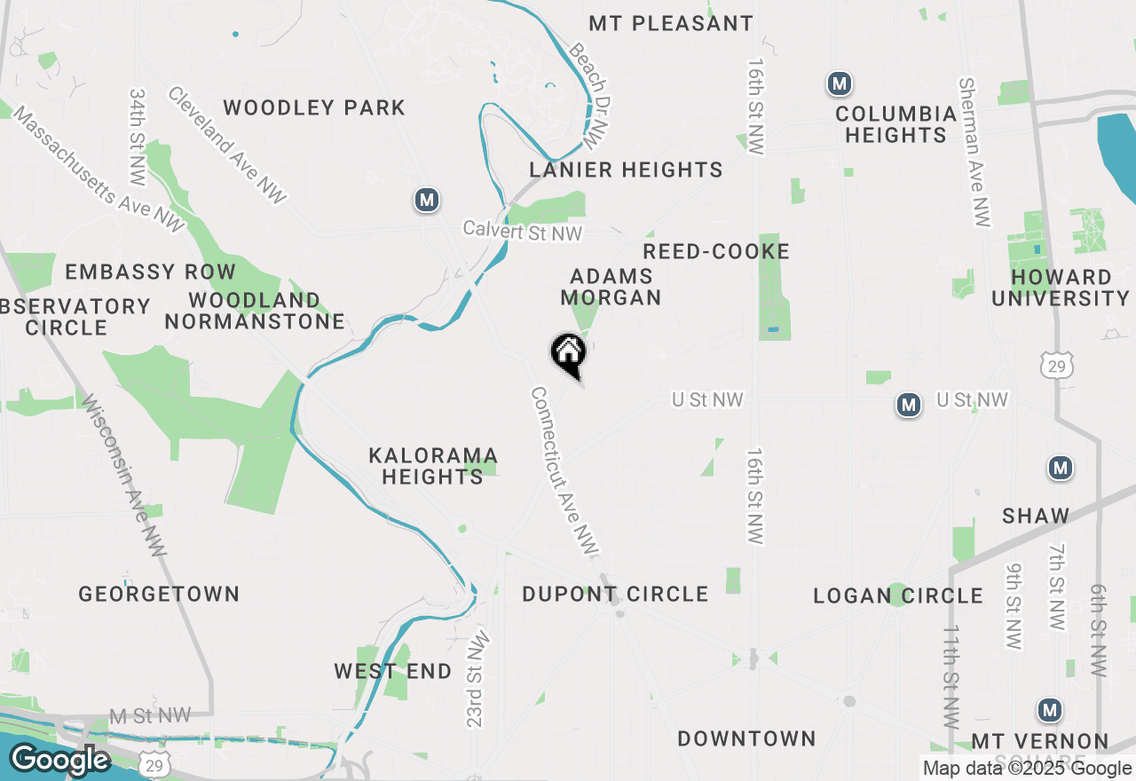 Map of 2022 Columbia Road Nw #202, Washington, DC 20009