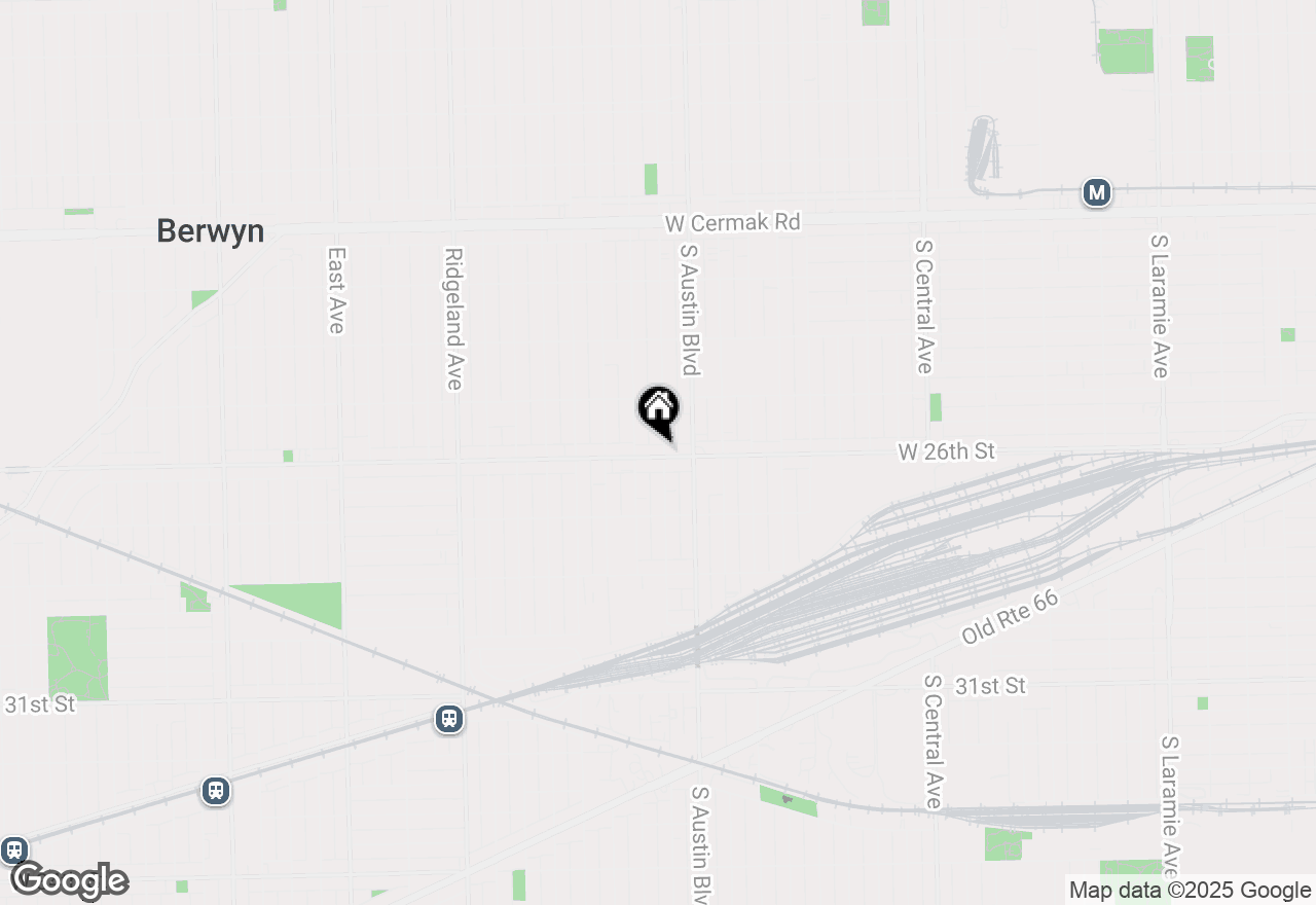 Map of 6026-6030 W 26th Street, Cicero, IL 60804