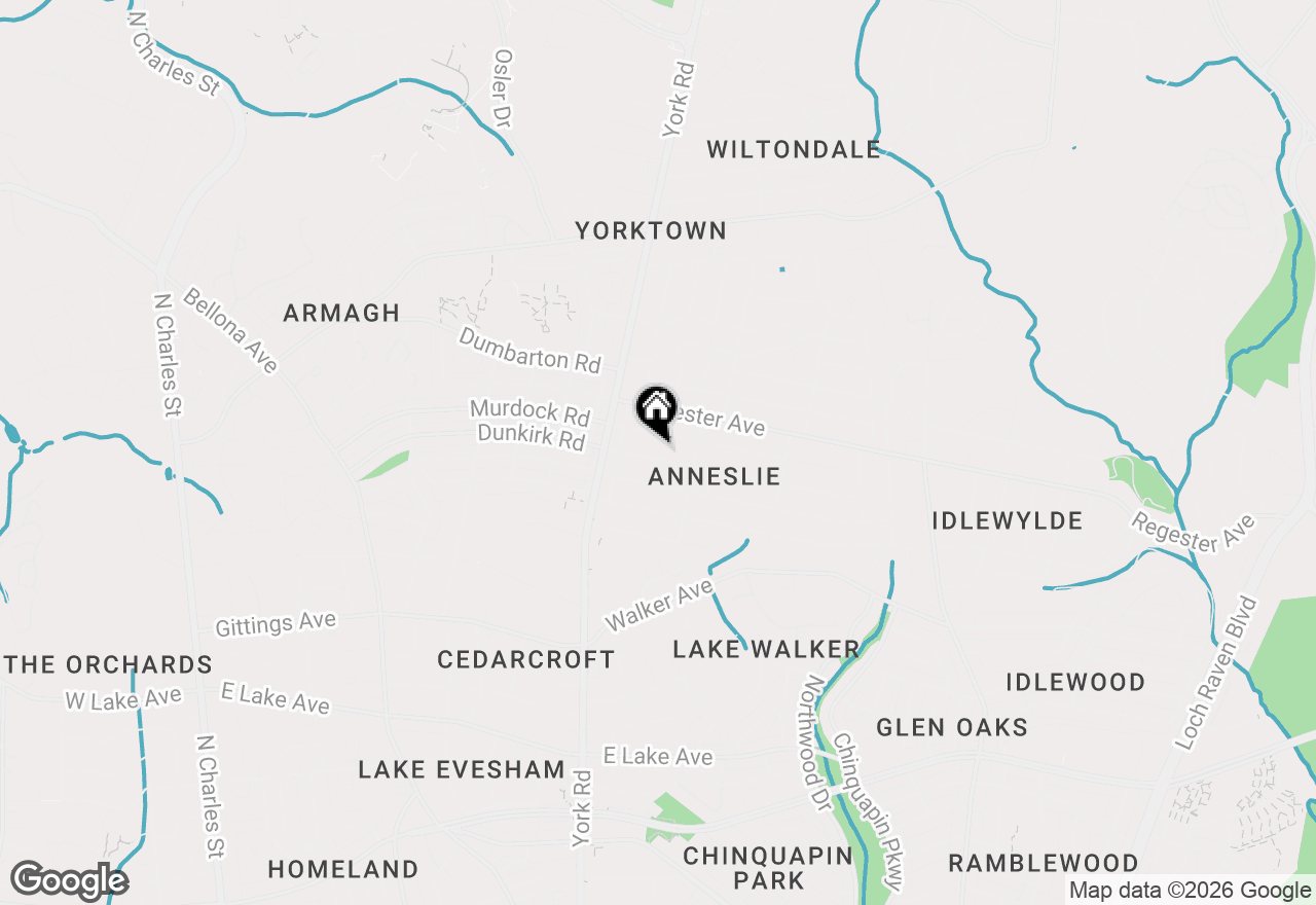 Map of 516 Dunkirk Road, Baltimore, MD 21212