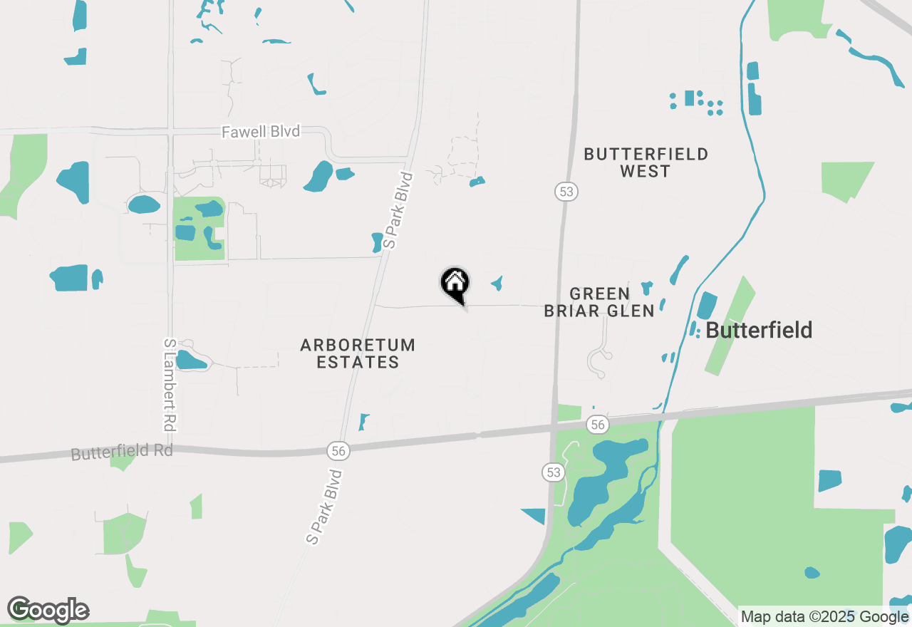 Map of 22w281 Mccarron Road, Glen Ellyn, IL 60137