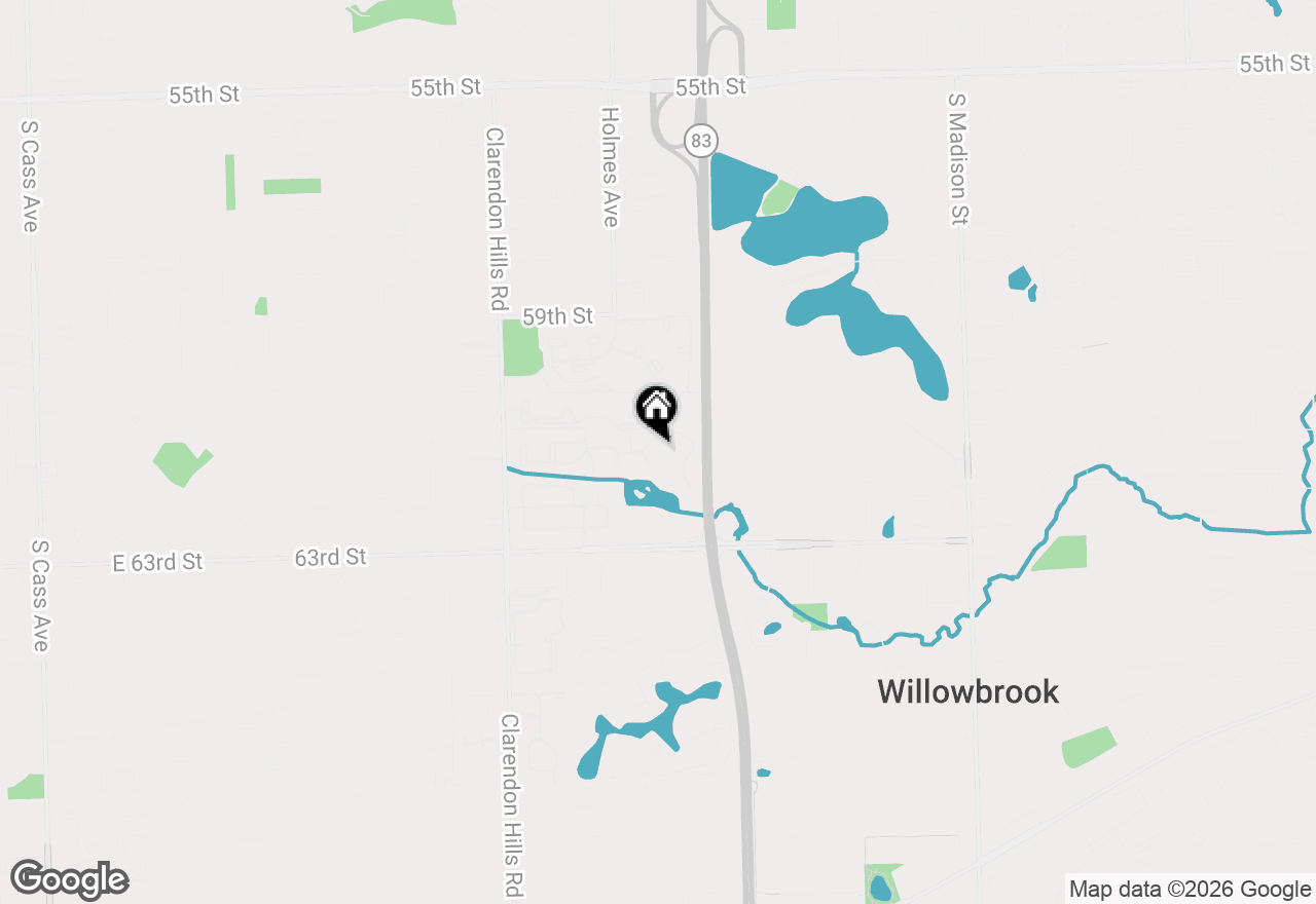 Map of 6165 Knoll Wood Court #302, Willowbrook, IL 60527