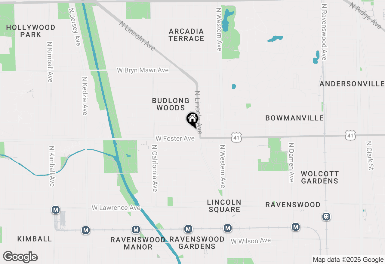 Map of 2525 W Farragut Avenue #3E, Chicago, IL 60625