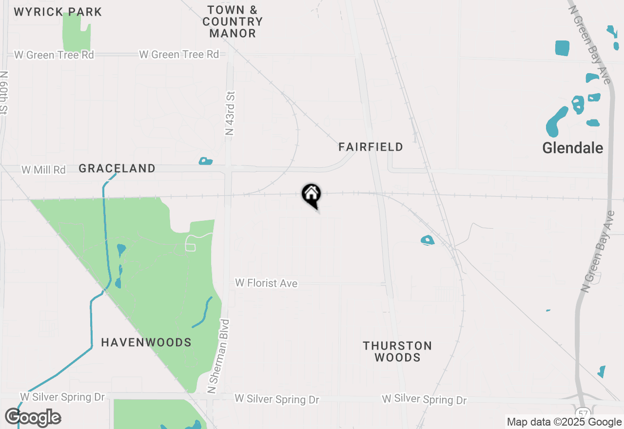 Map of 6195 N 37th St, Milwaukee, WI 53209