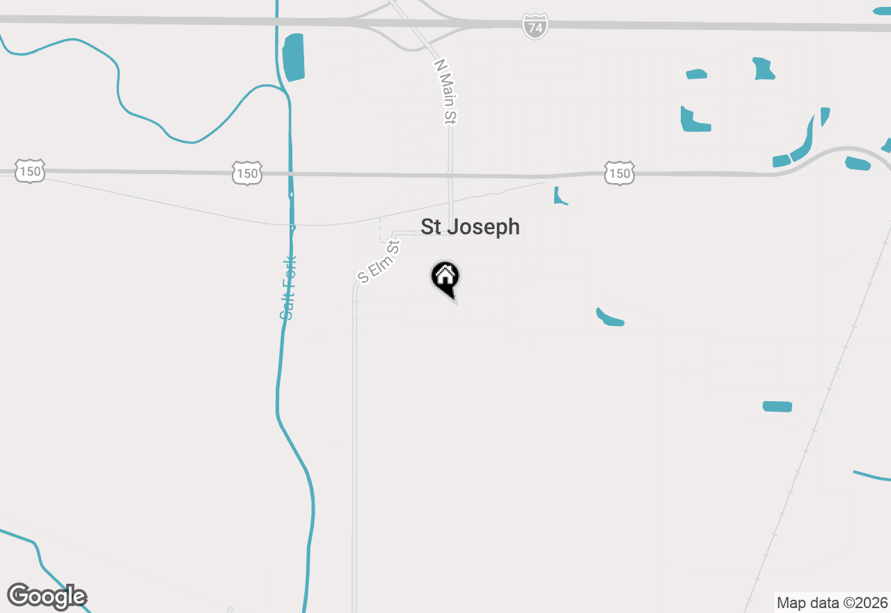 Map of 205 E Briarcliff Drive, St. Joseph, IL 61873