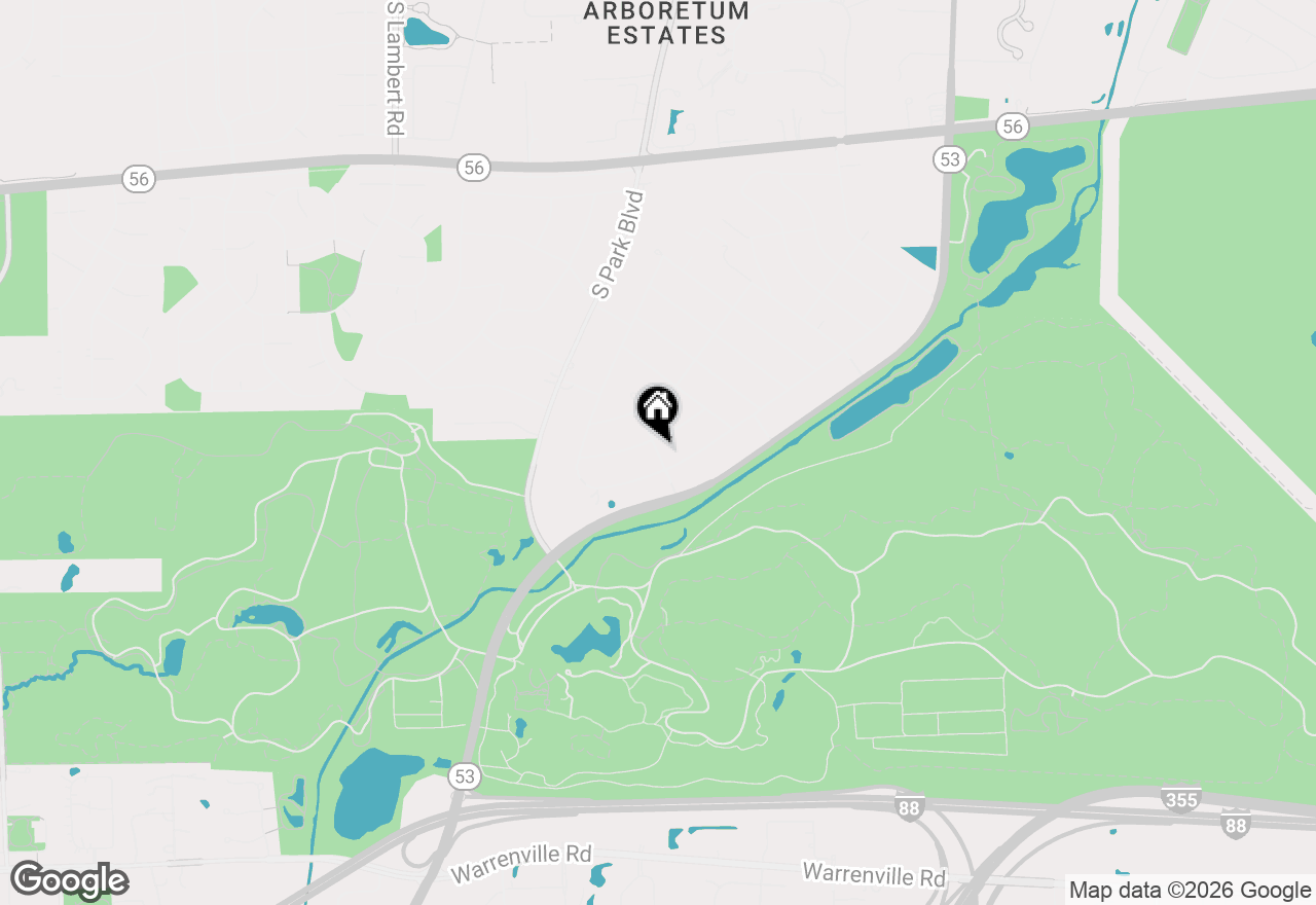 Map of 3S481 Osage Drive, Glen Ellyn, IL 60137