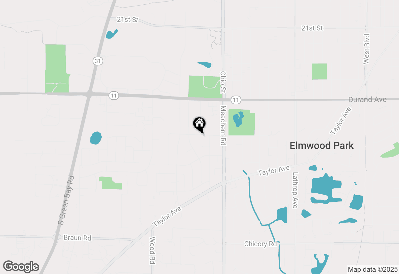 Map of 5001 Maryland Ave, Racine, WI 53406