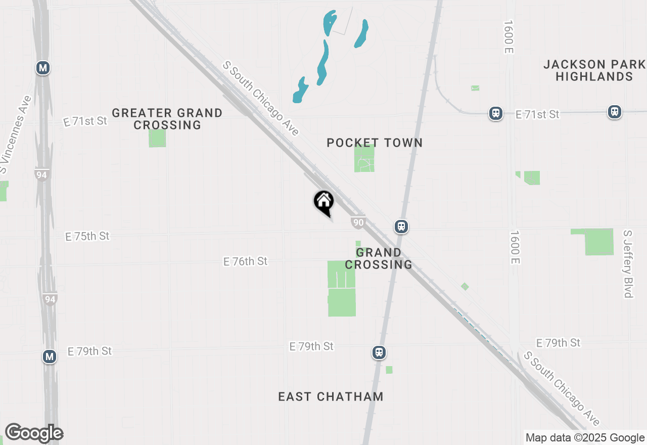 Map of 7442 S Ingleside Avenue, Chicago, IL 60619