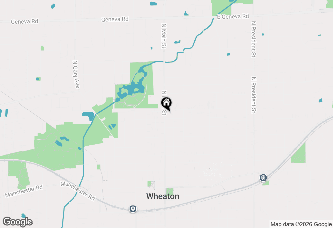 Map of 1115 N Main Street, Wheaton, IL 60187