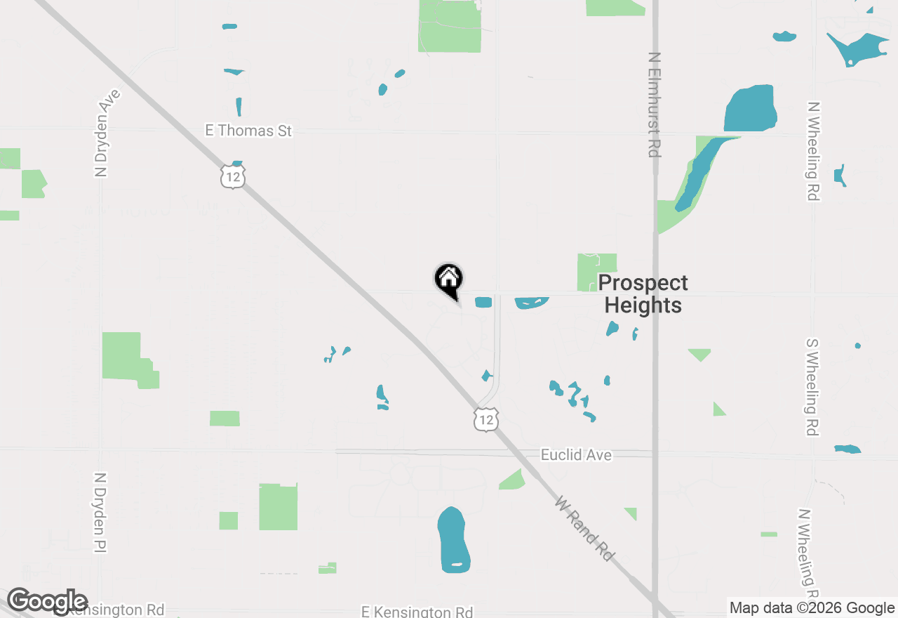 Map of 1401 Plum Court #D, Mount Prospect, IL 60056