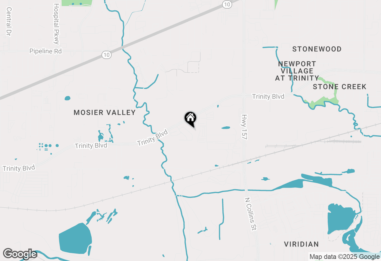Map of 3536 Treetop Drive, Fort Worth, TX 76040