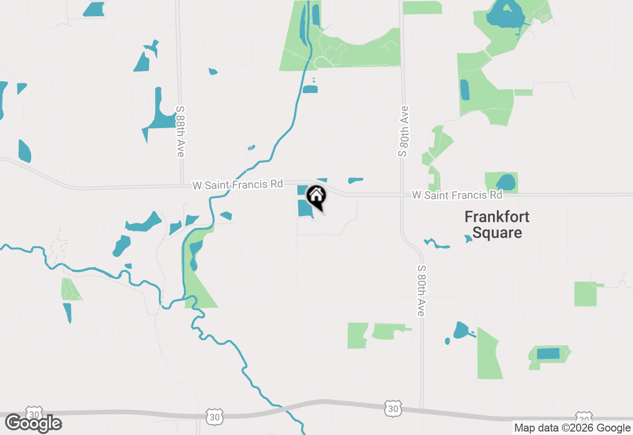 Map of 20345 S Rainford Drive #1C, Frankfort, IL 60423