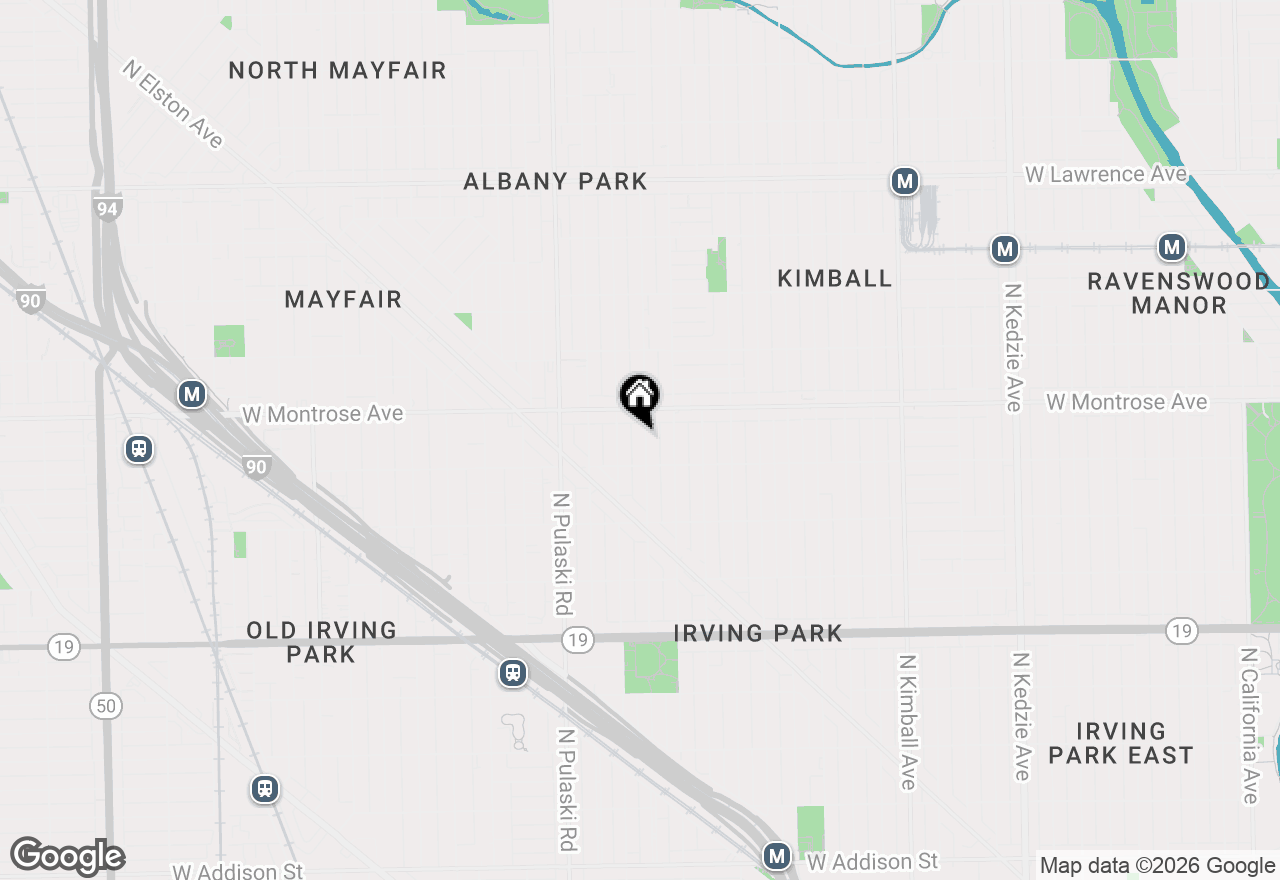 Map of 4326 N Avers Avenue #2, Chicago, IL 60618