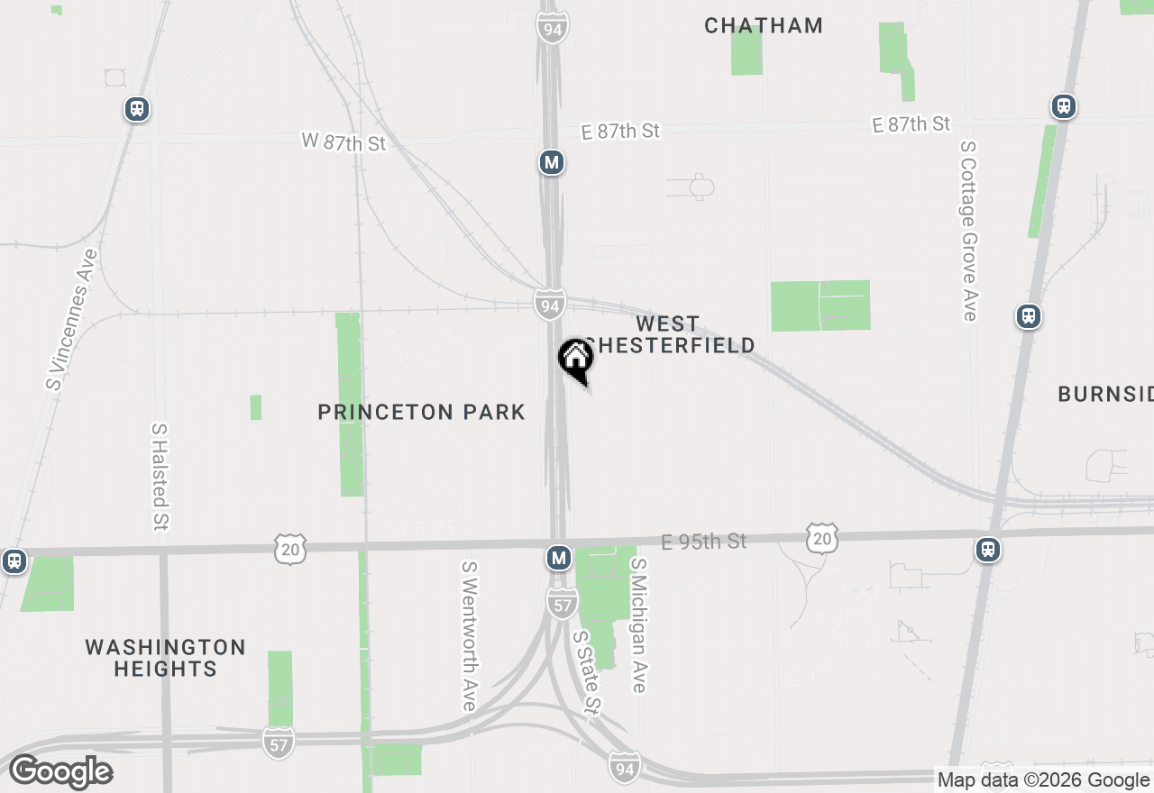Map of 9209 S State Street, Chicago, IL 60619