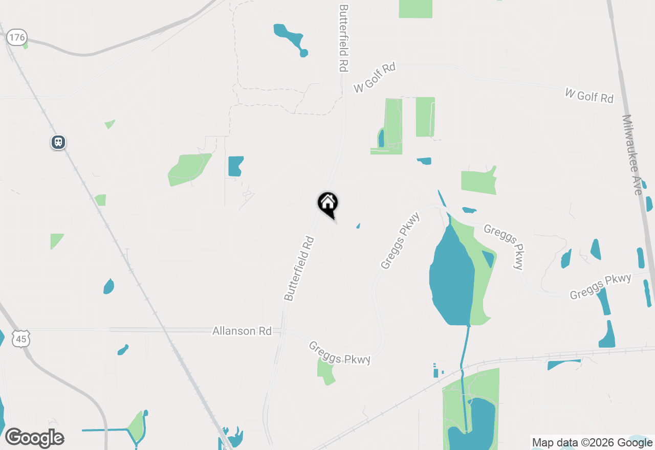Map of 1958 Trevino Terrace, Vernon Hills, IL 60061