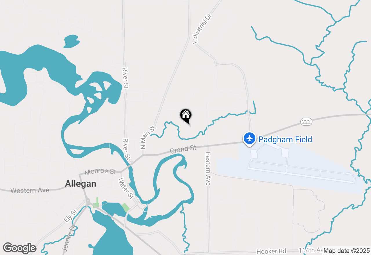 Map of 111 Depot Hill Court, Allegan, MI 49010