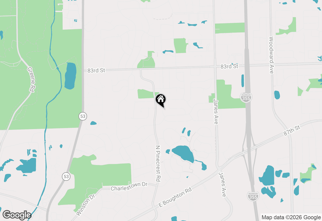 Map of 518 Whitehall Way, Bolingbrook, IL 60440