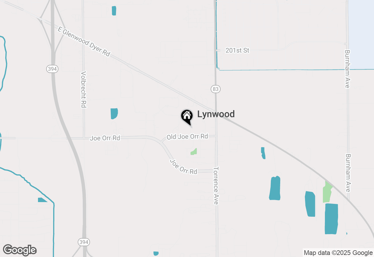 Map of 20580 Bensley Avenue, Lynwood, IL 60411