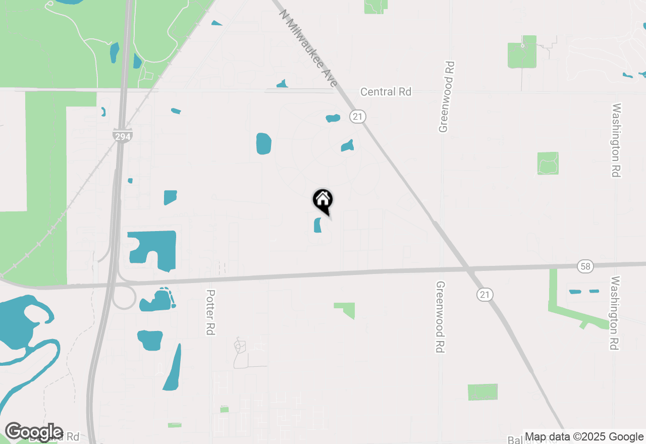 Map of 9026 Heathwood Circle, Niles, IL 60714