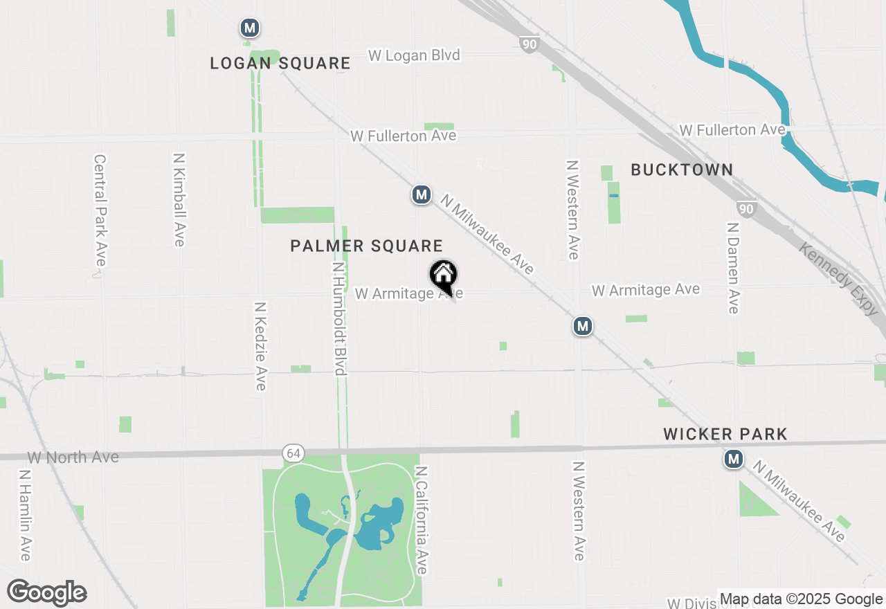 Map of 1957 N Fairfield Avenue #2H, Chicago, IL 60647