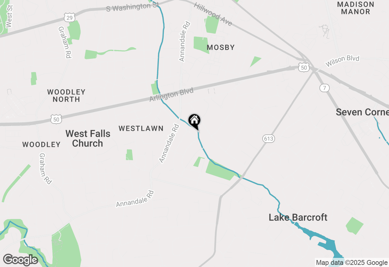 Map of 6666 Barrett Road, Falls Church, VA 22042