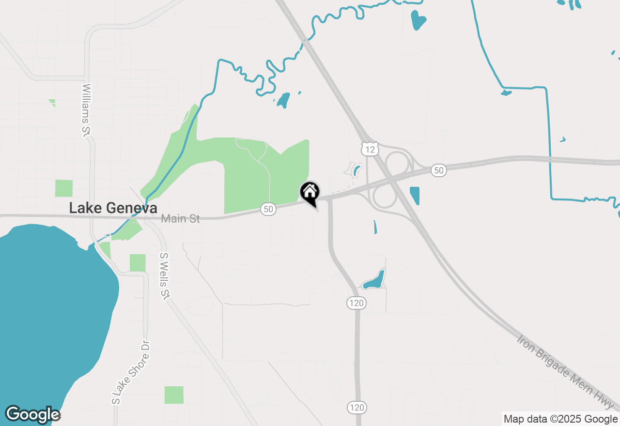 Map of 3134 East Dr, Lake Geneva, WI 53147