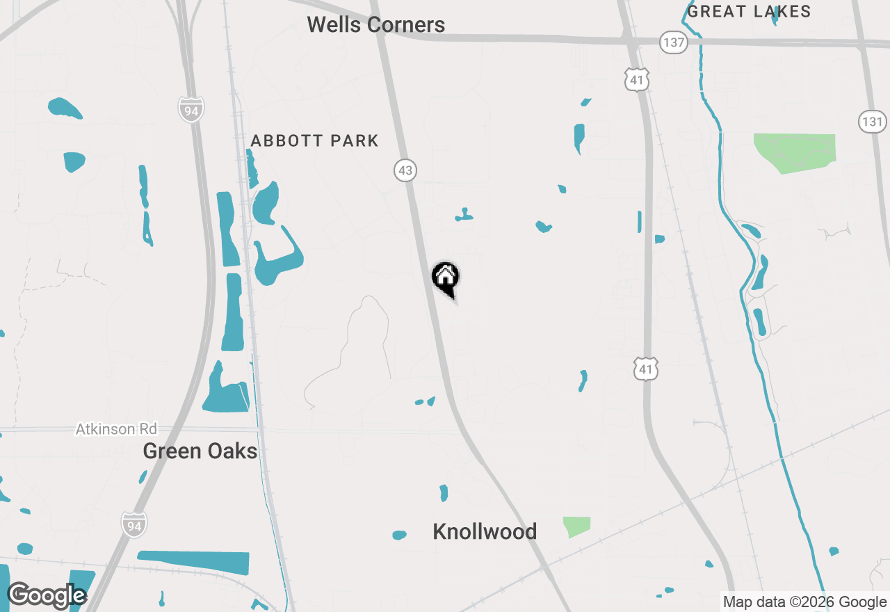 Map of 110 Lauralton Street, Lake Bluff, IL 60044