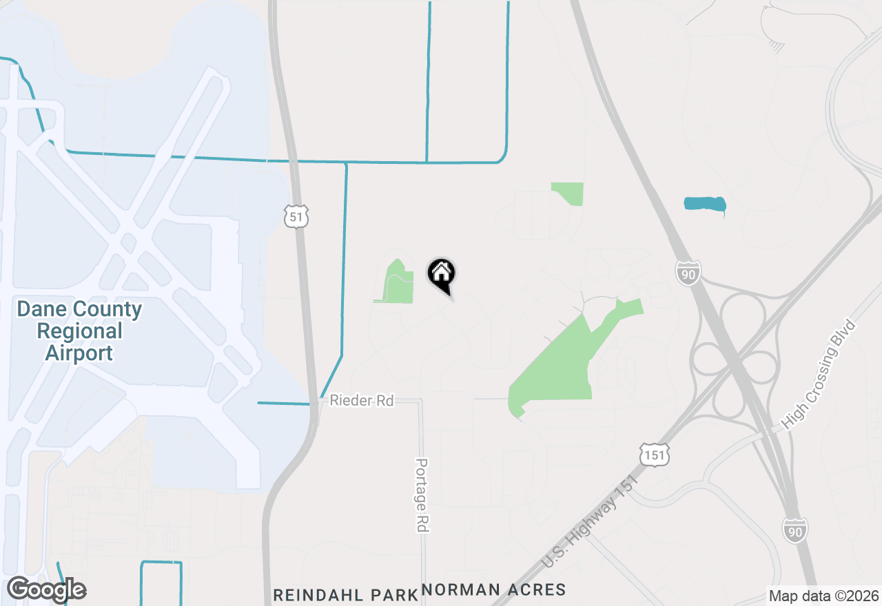 Map of 3502 Old Gate Road, Madison, WI 53704