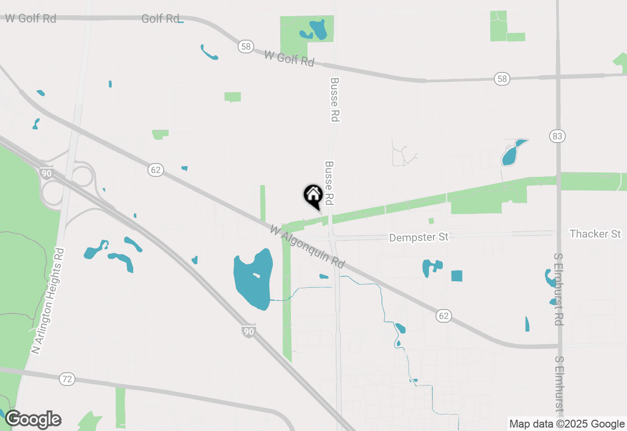 Map of 1900 W Knightsbridge Drive #1B, Mount Prospect, IL 60056