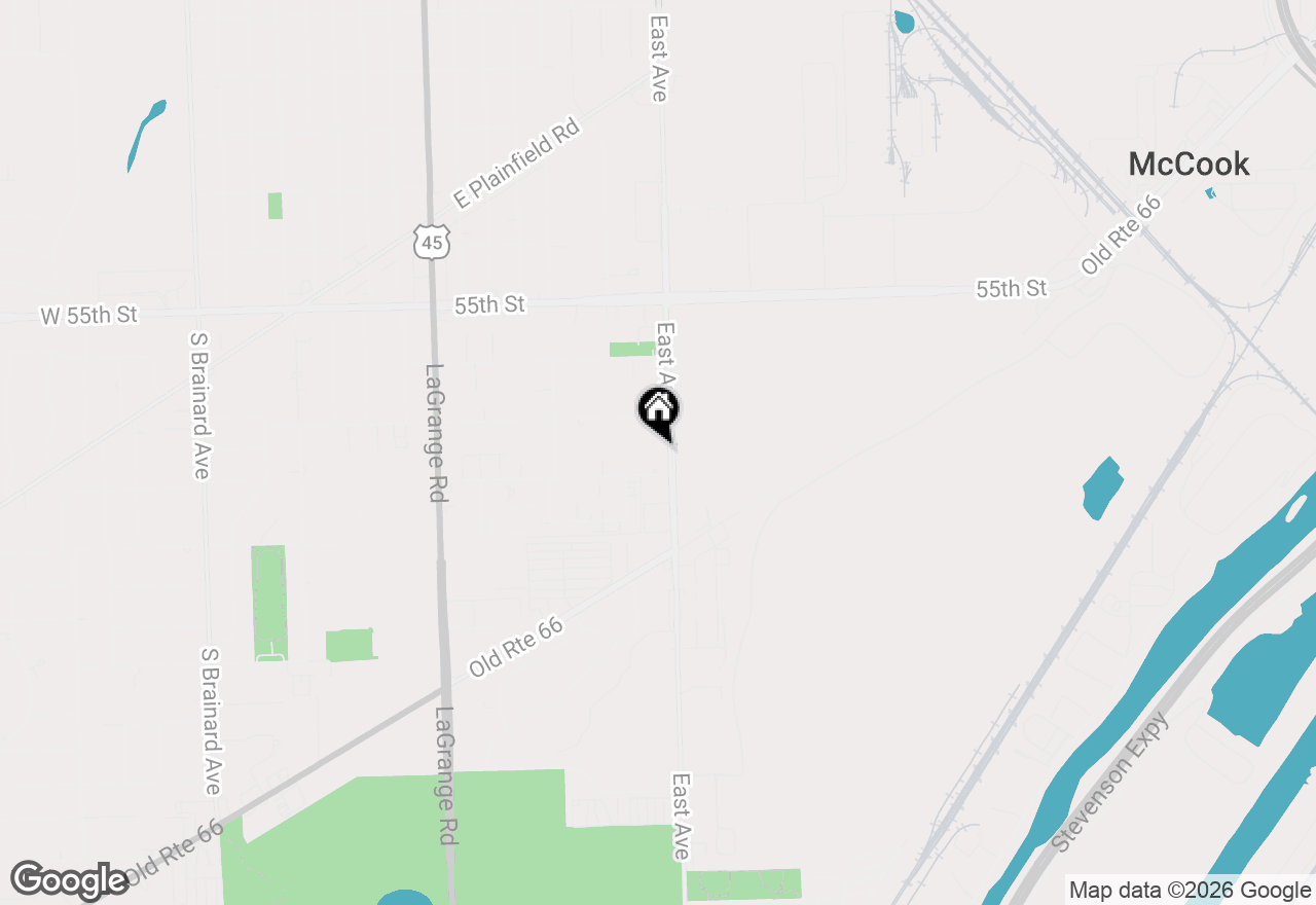 Map of 5720 East Avenue #3A, Countryside, IL 60525