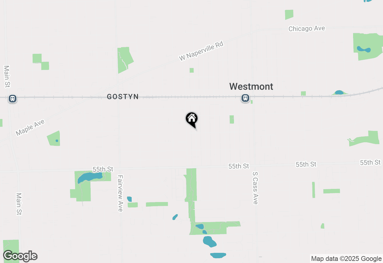 Map of 140 S Park Street, Westmont, IL 60559