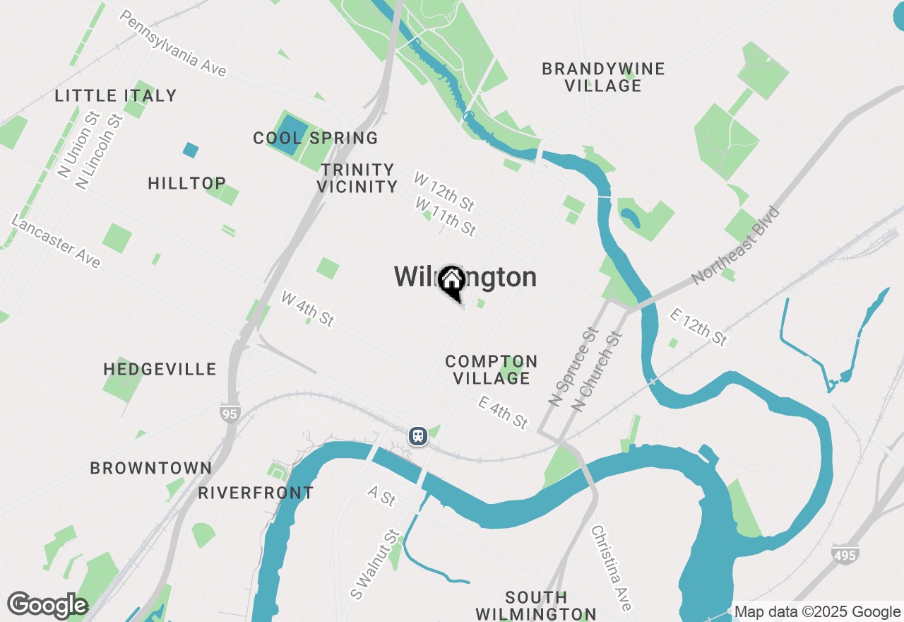Map of 718 N Market Street, Wilmington, DE 19801