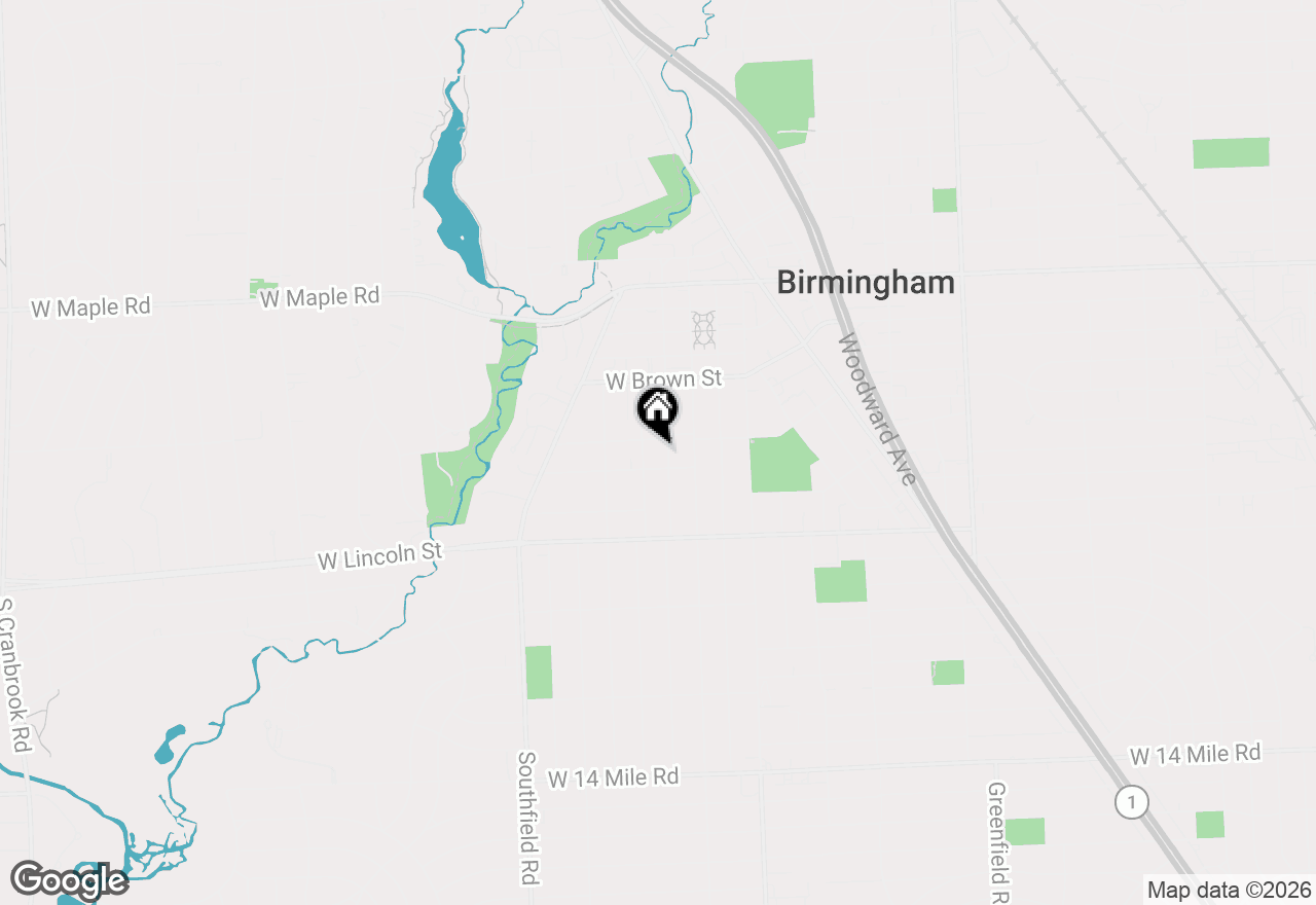 Map of 758 Chester Street, Birmingham, MI 48009