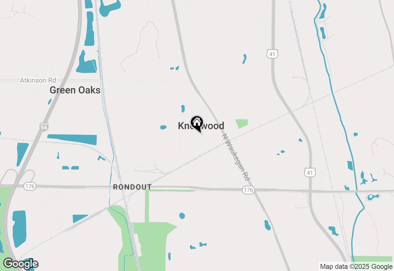 Map of 1107 Quassey Avenue, Lake Bluff, IL 60044