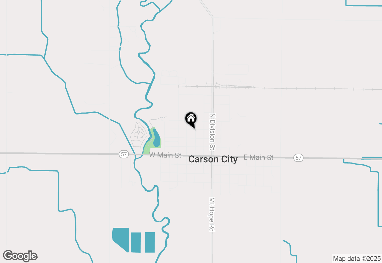 Map of 315 W Pine Street, Carson City, MI 48811