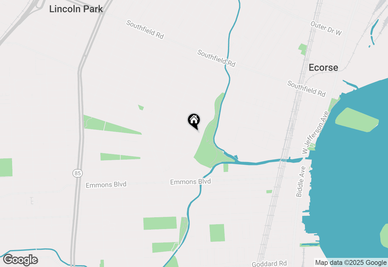 Map of 450 Mayflower Avenue, Lincoln Park, MI 48146