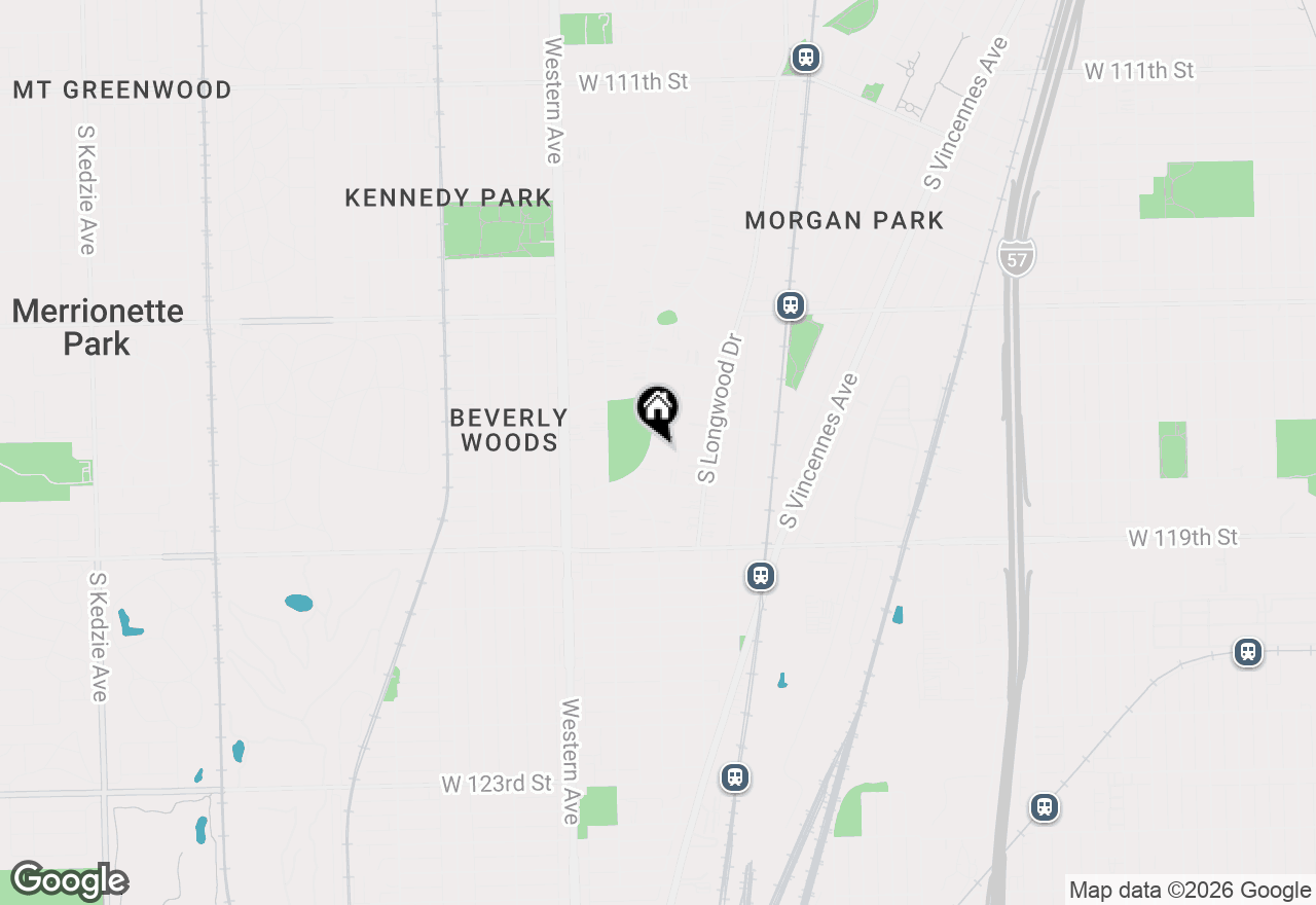 Map of 11731 S Bell Avenue, Chicago, IL 60643