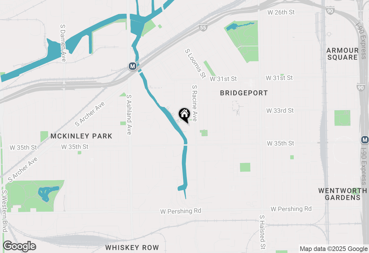 Map of 1232 W 34th Street, Chicago, IL 60608