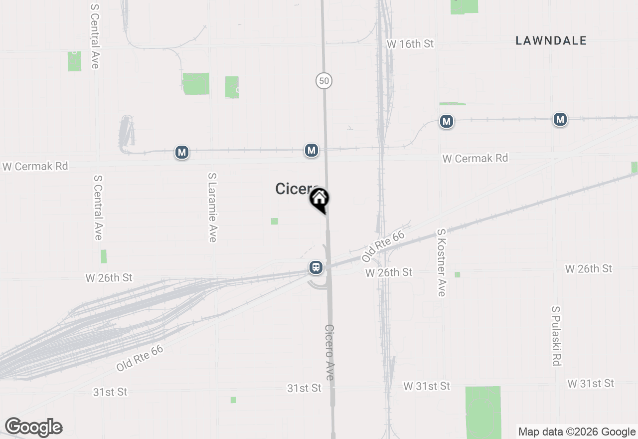 Map of 4815 W 24th Street, Cicero, IL 60804