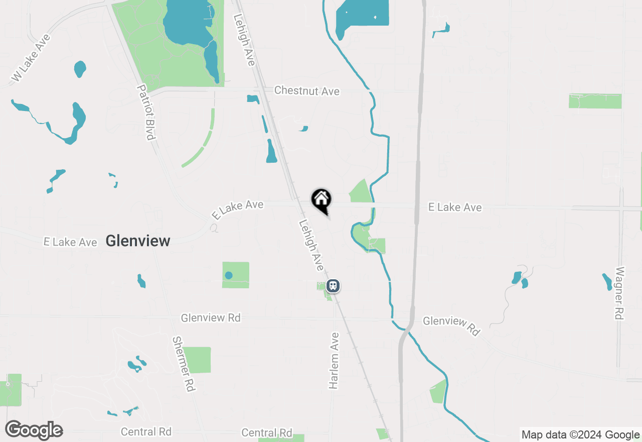 Map of 1324 Tinker Way #H, Glenview, IL 60025