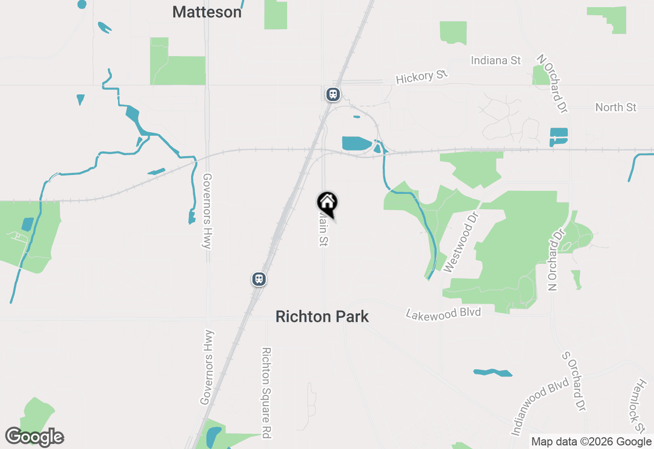 Map of 21801 Central Park Avenue, Park Forest, IL 60466