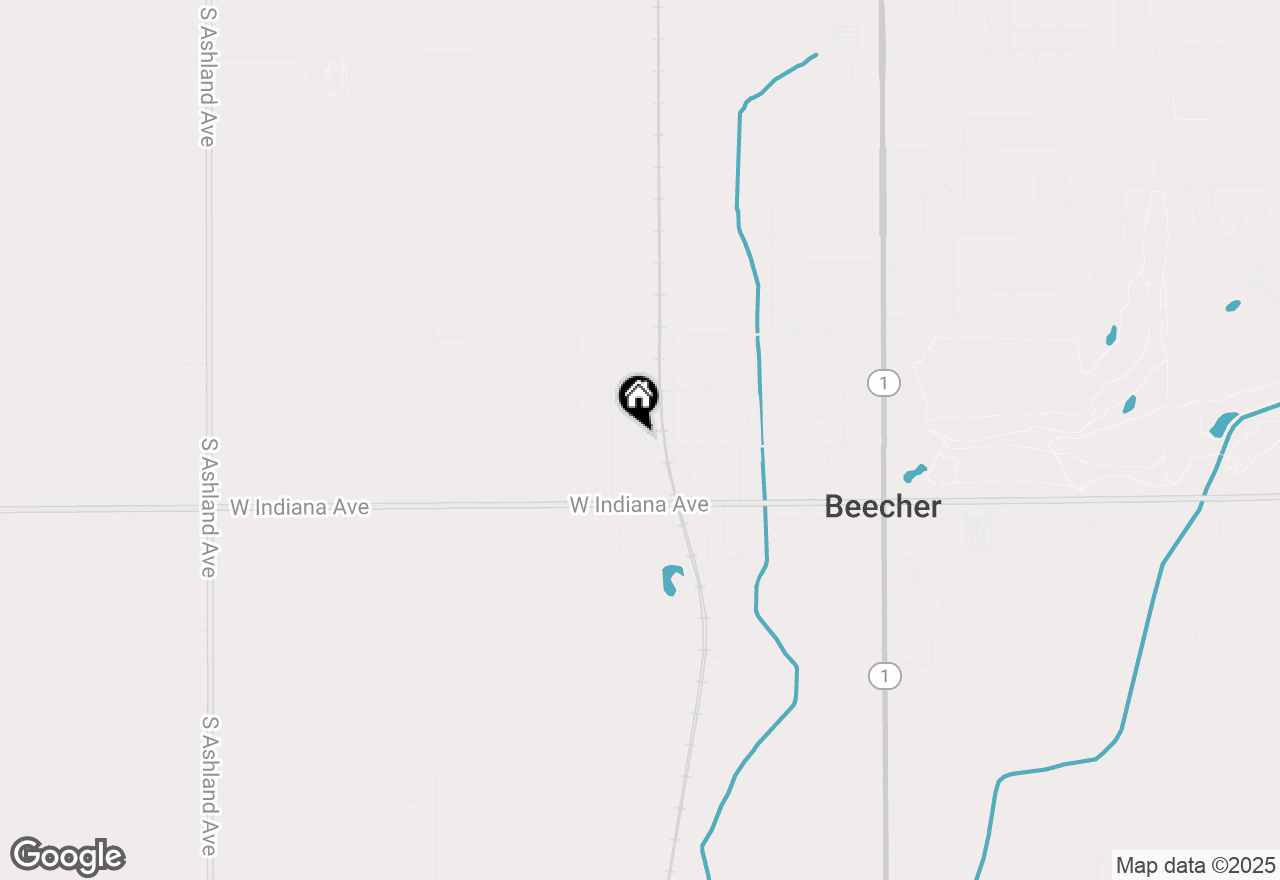 Map of 604 Gould Street, Beecher, IL 60401