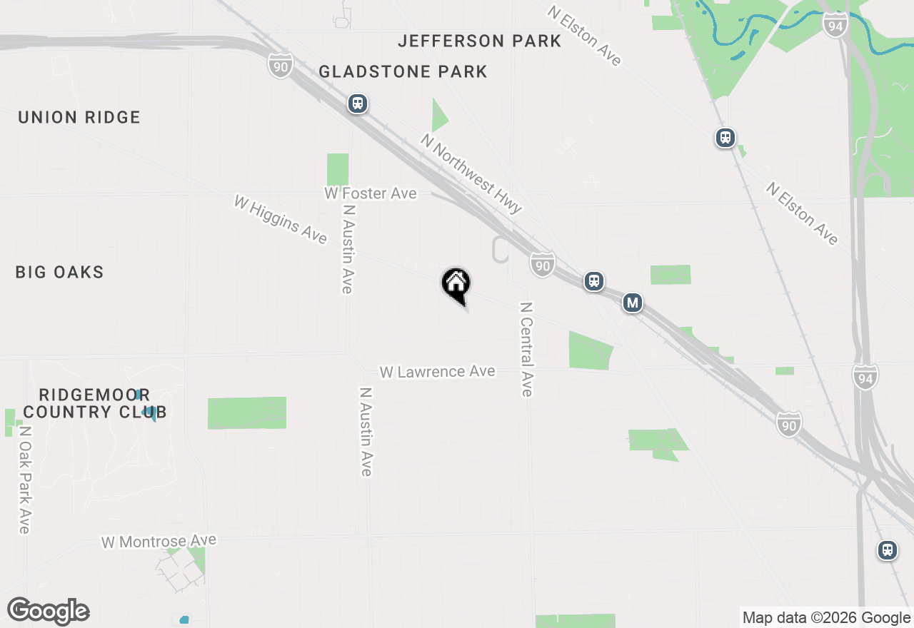 Map of 5739 W Grover Street, Chicago, IL 60630