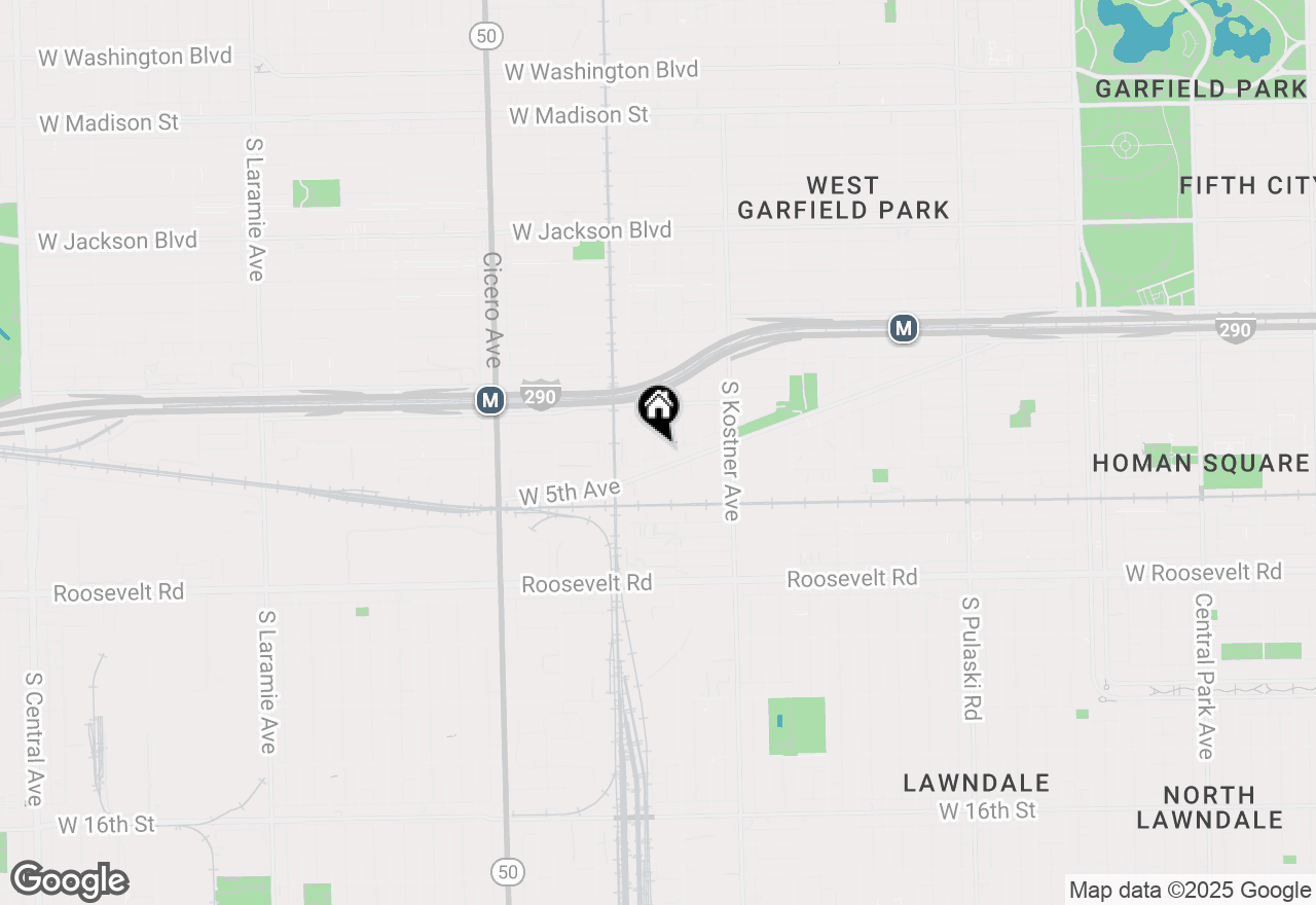 Map of 814 S Kilbourn Avenue, Chicago, IL 60624