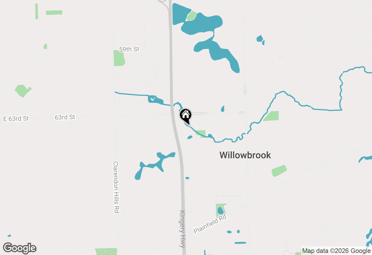 Map of 842 Turnberry Lane, Willowbrook, IL 60527