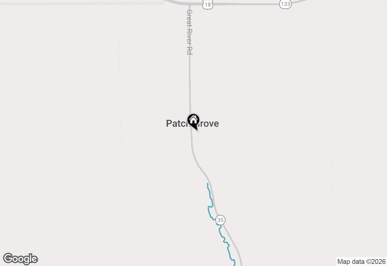 Map of 128 N Main Street, Patch Grove, WI 53817