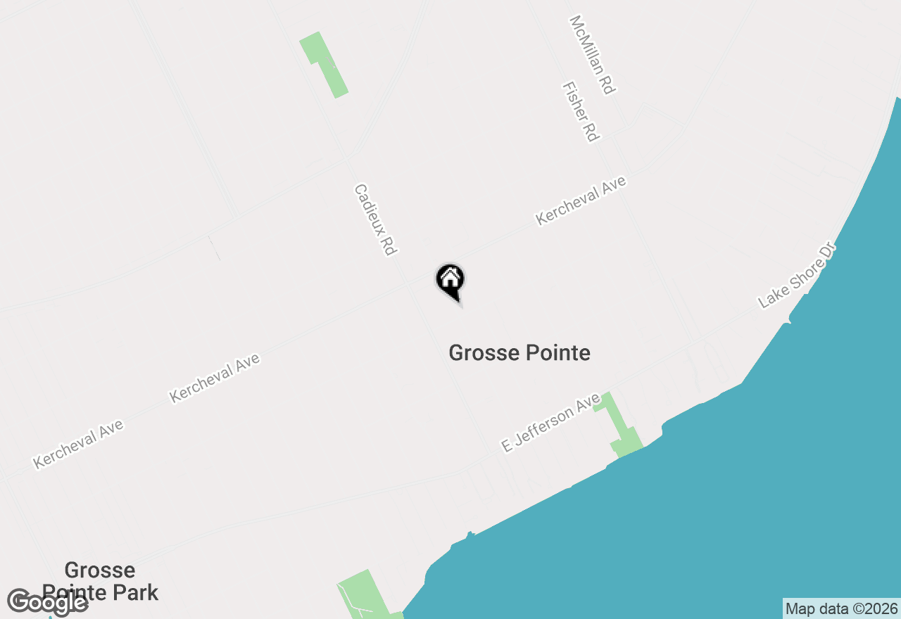 Map of 601 Notre Dame Street, Grosse Pointe, MI 48230