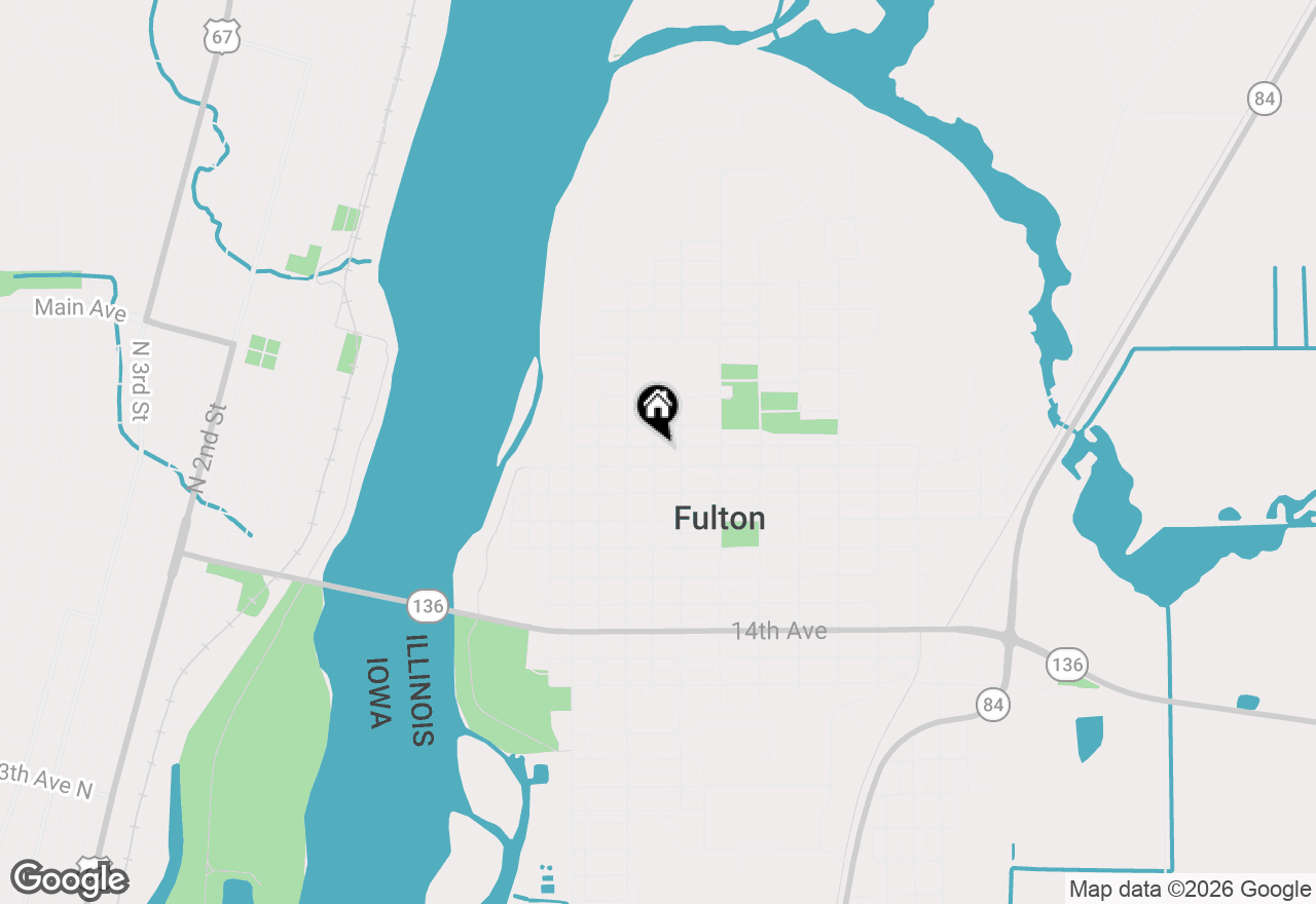 Map of 701 7th Street, Fulton, IL 61252